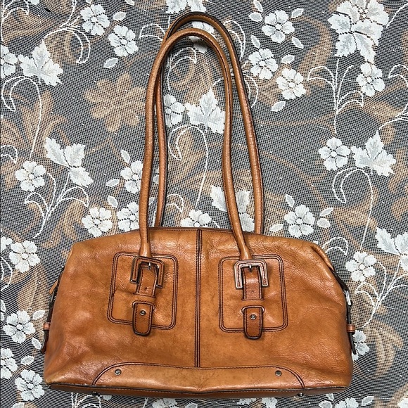 Etienne Aigner Women’s Shoulder Bag Brown Leather Purse Corporate Handbag - Picture 2 of 16